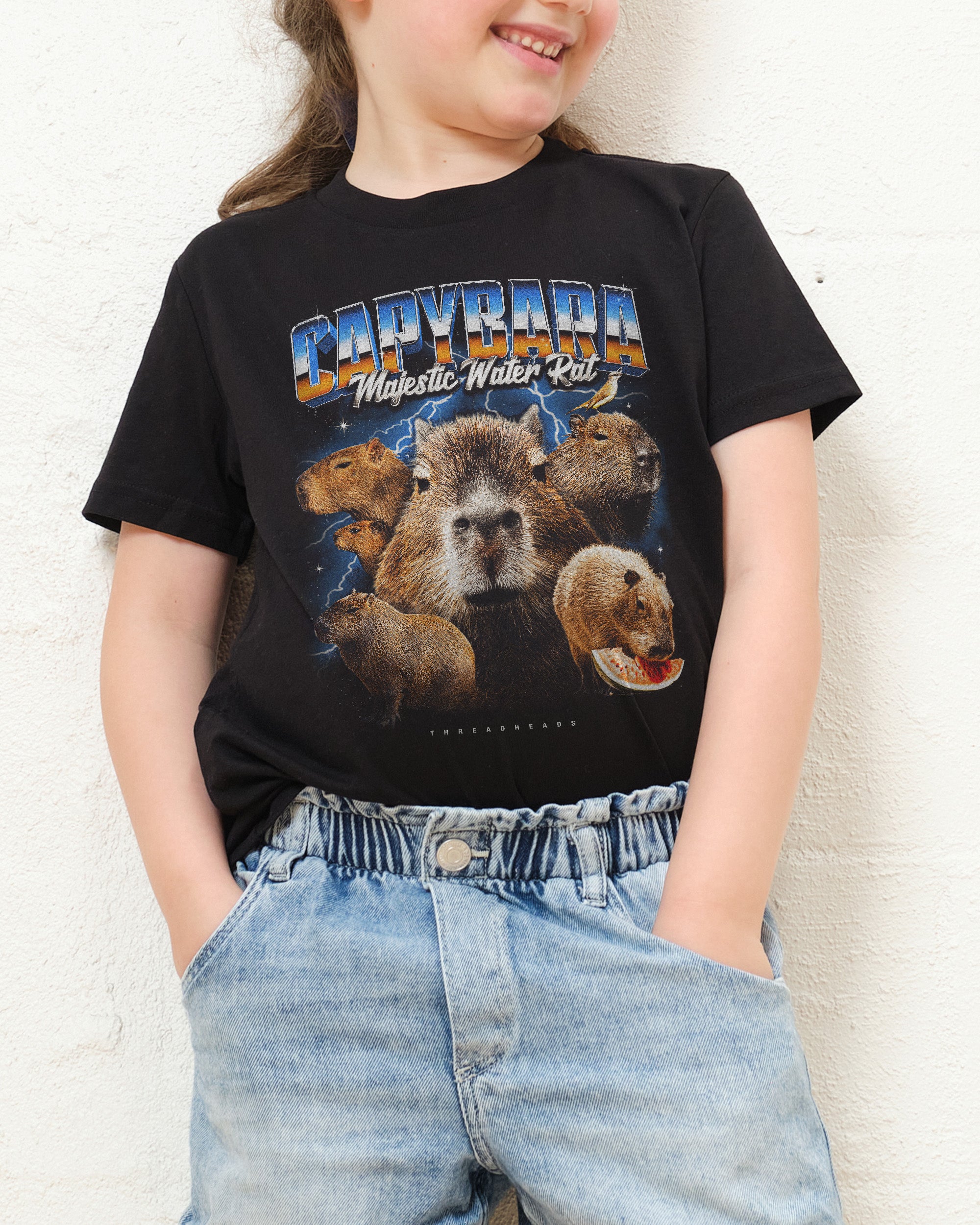 Capybara Water Rat Kids T-Shirt Online Australia
