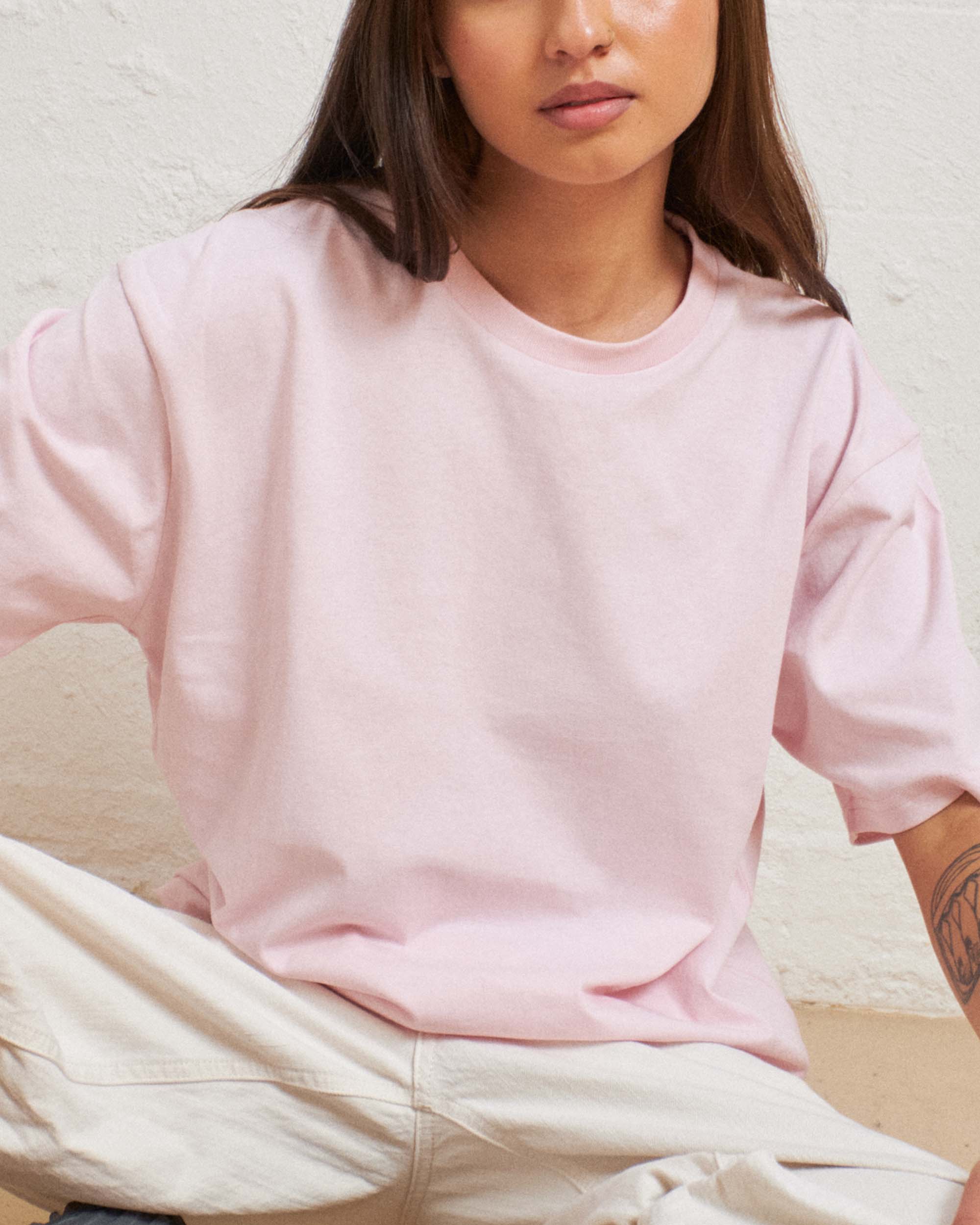 Classic Tee 5-Pack: Yellow, Pink, Natural, Pale Blue, White Australia Online